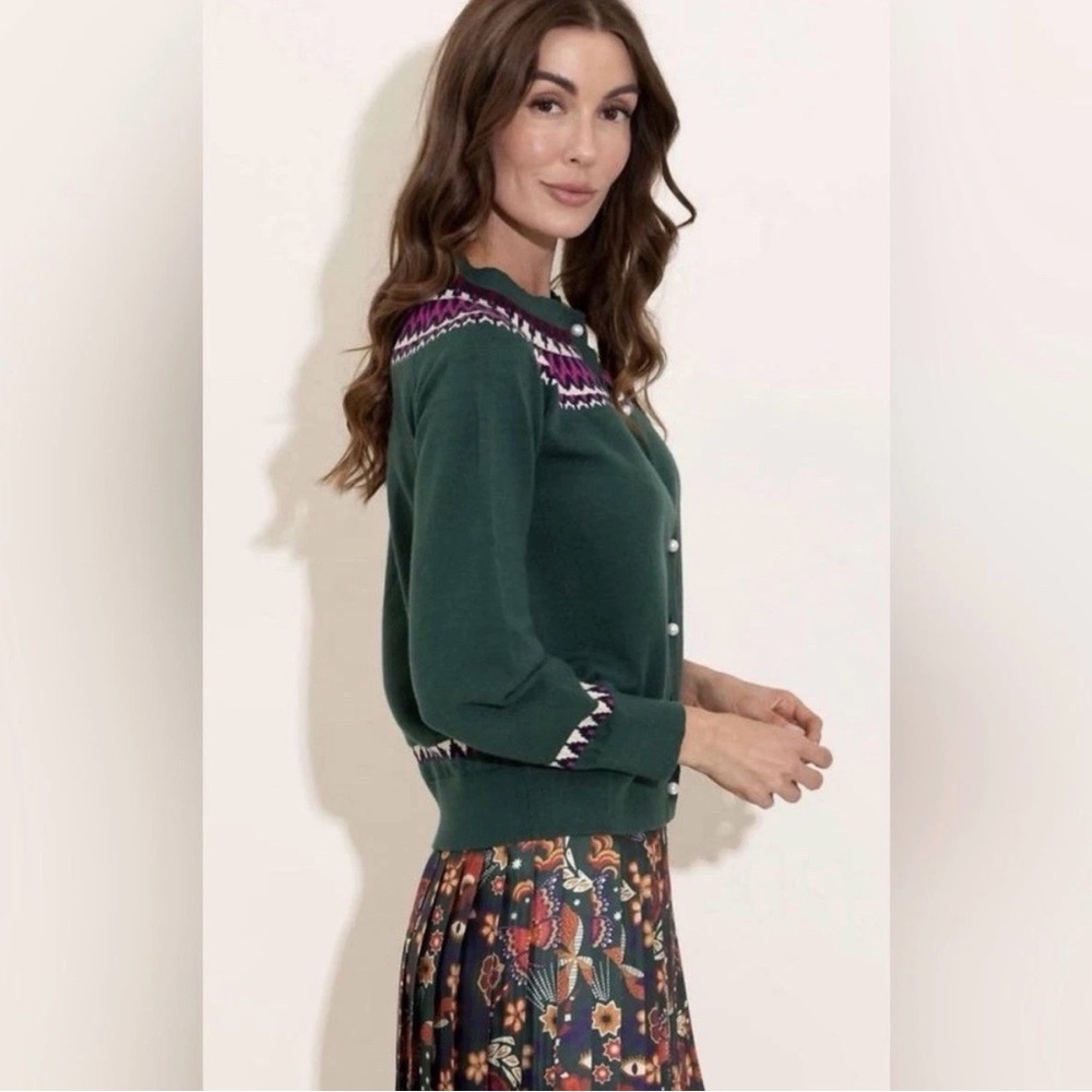 NWT Alden Adair X Jared Hughes Maxi Pleated Floral Skirt - M